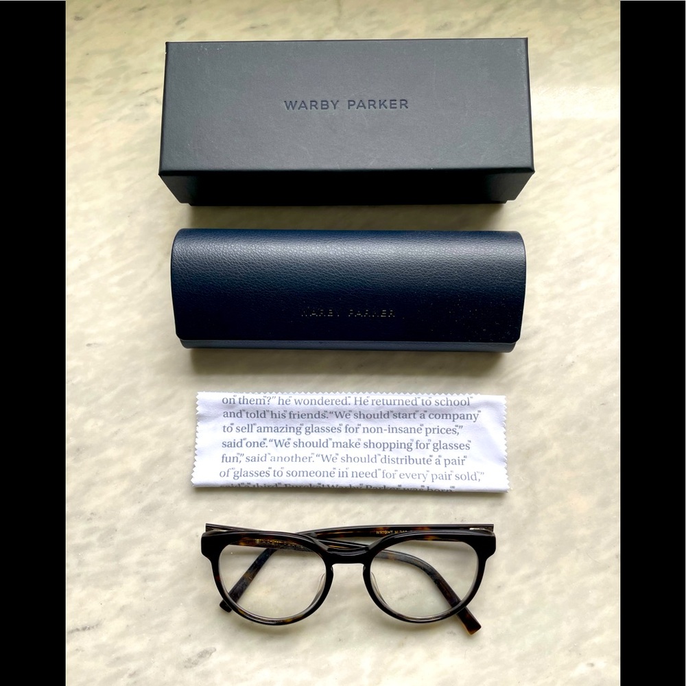 Eyeglasses frame from WarbyParker gently used.
